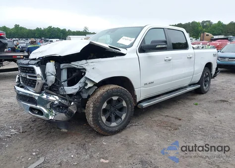 2022 Ram 1500 Big Horn z USA, uszkodzony, nr VIN 1C6SRFMT3NN351265
